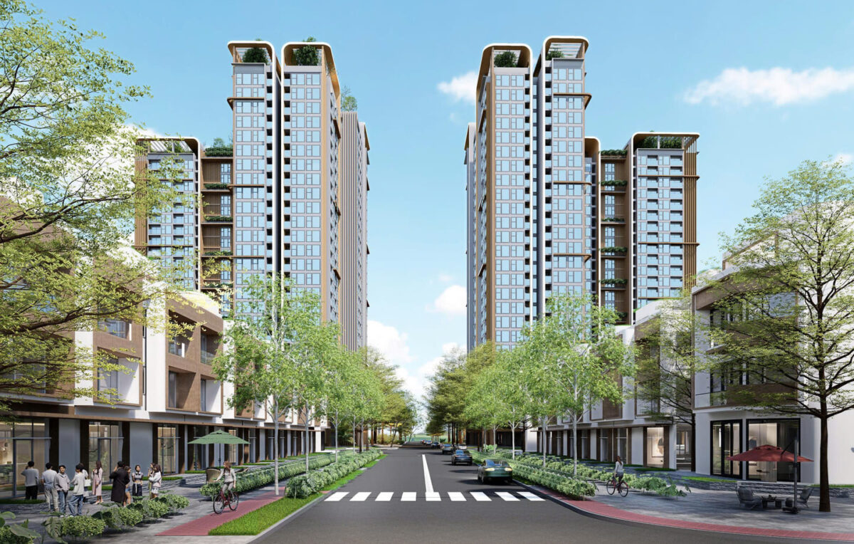 Phối cảnh tổng thể khu đô thị The Vista Văn La Hà Đông - Dự án cao cấp SJ Group