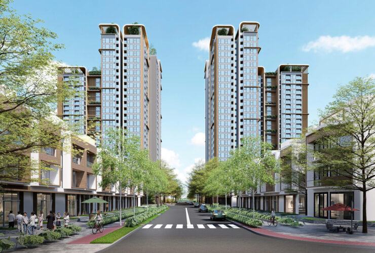 Phối cảnh tổng thể khu đô thị The Vista Văn La Hà Đông - Dự án cao cấp SJ Group