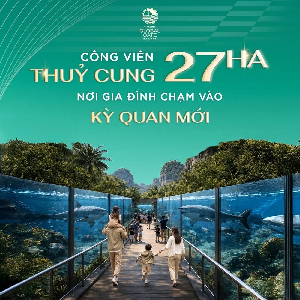 Vinhomes Global Gate Hạ Long phối cảnh đại đô thị bên vịnh biển di sản
