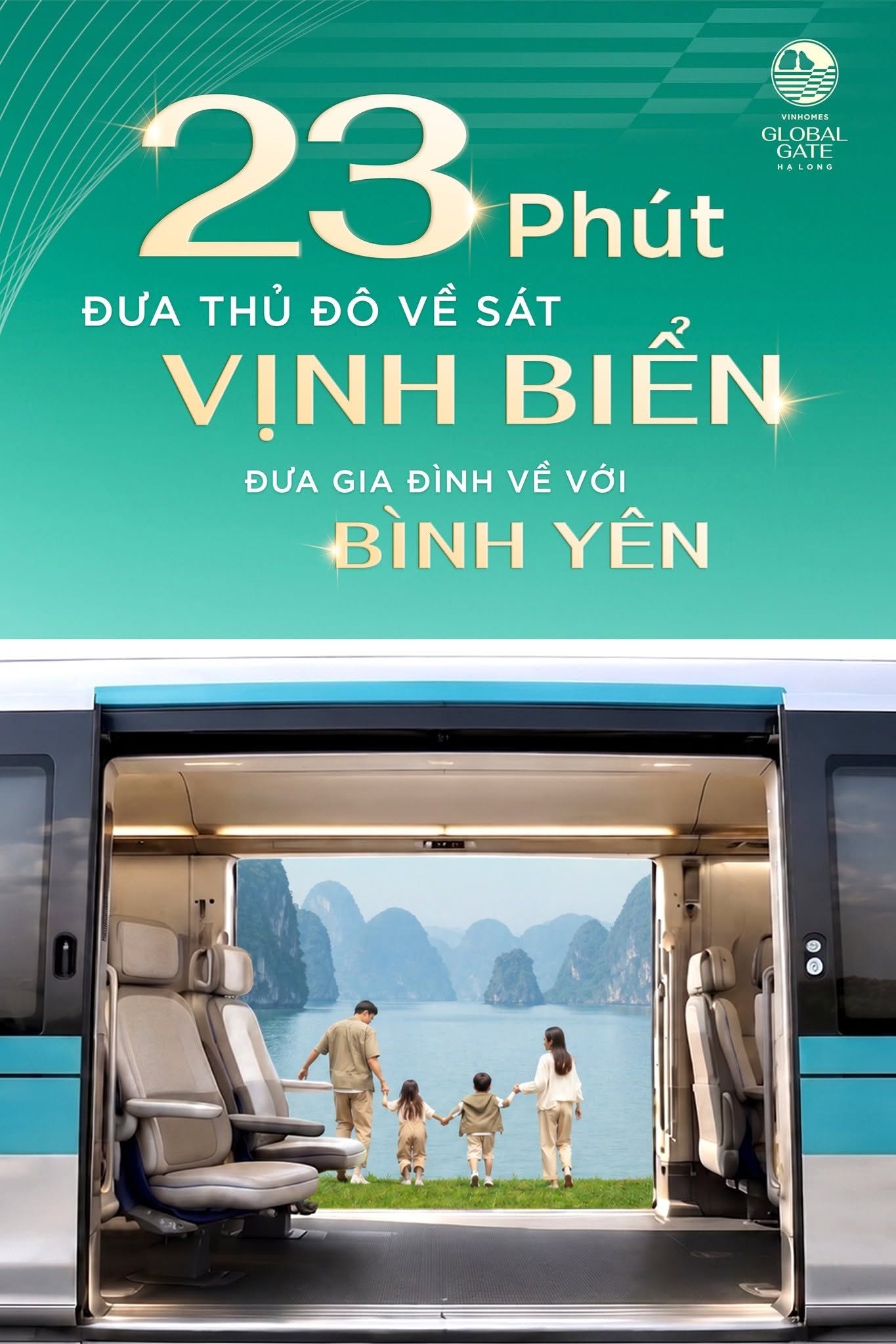 Vinhomes Global Gate Hạ Long phối cảnh đại đô thị bên vịnh biển di sản