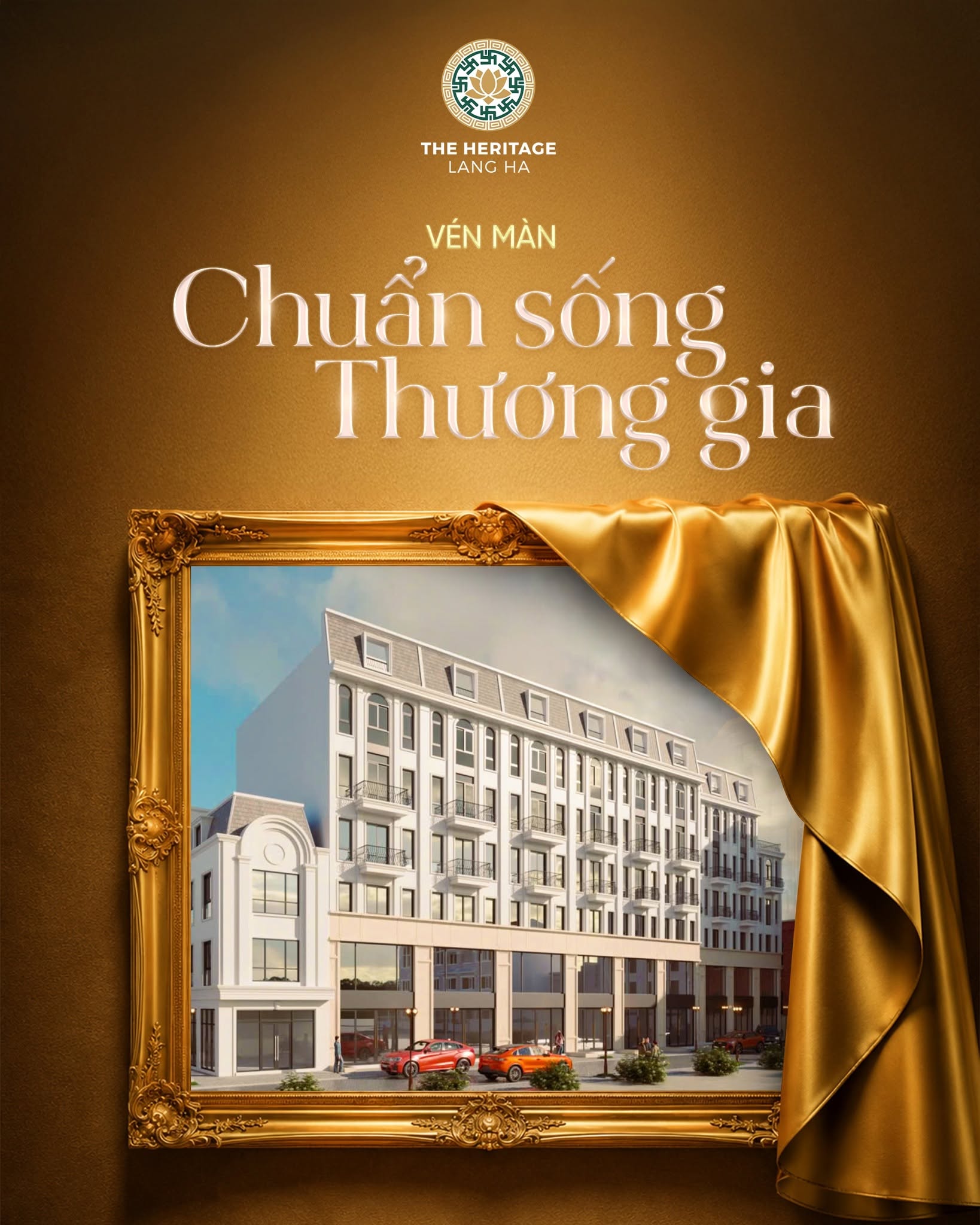 The Heritage 29 Láng Hạ phối cảnh biệt khu compound khép kín