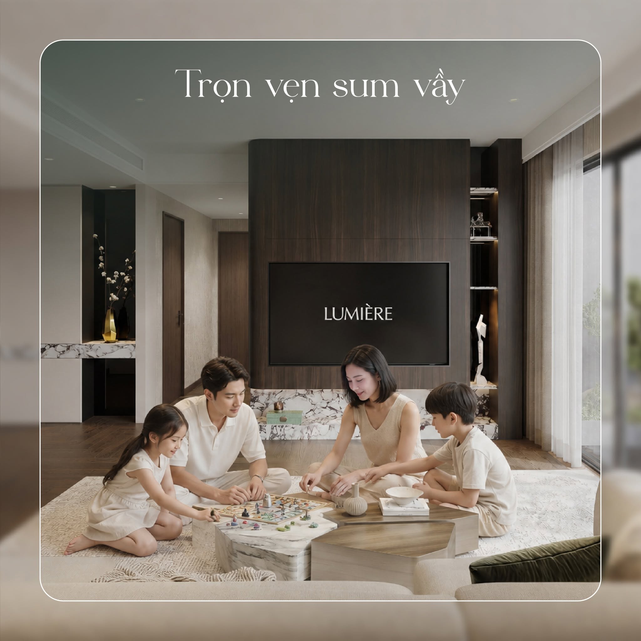 ội thất căn hộ Studio LUMIÈRE Hanoi Seasons Garden thiết kế tối giản tinh tế