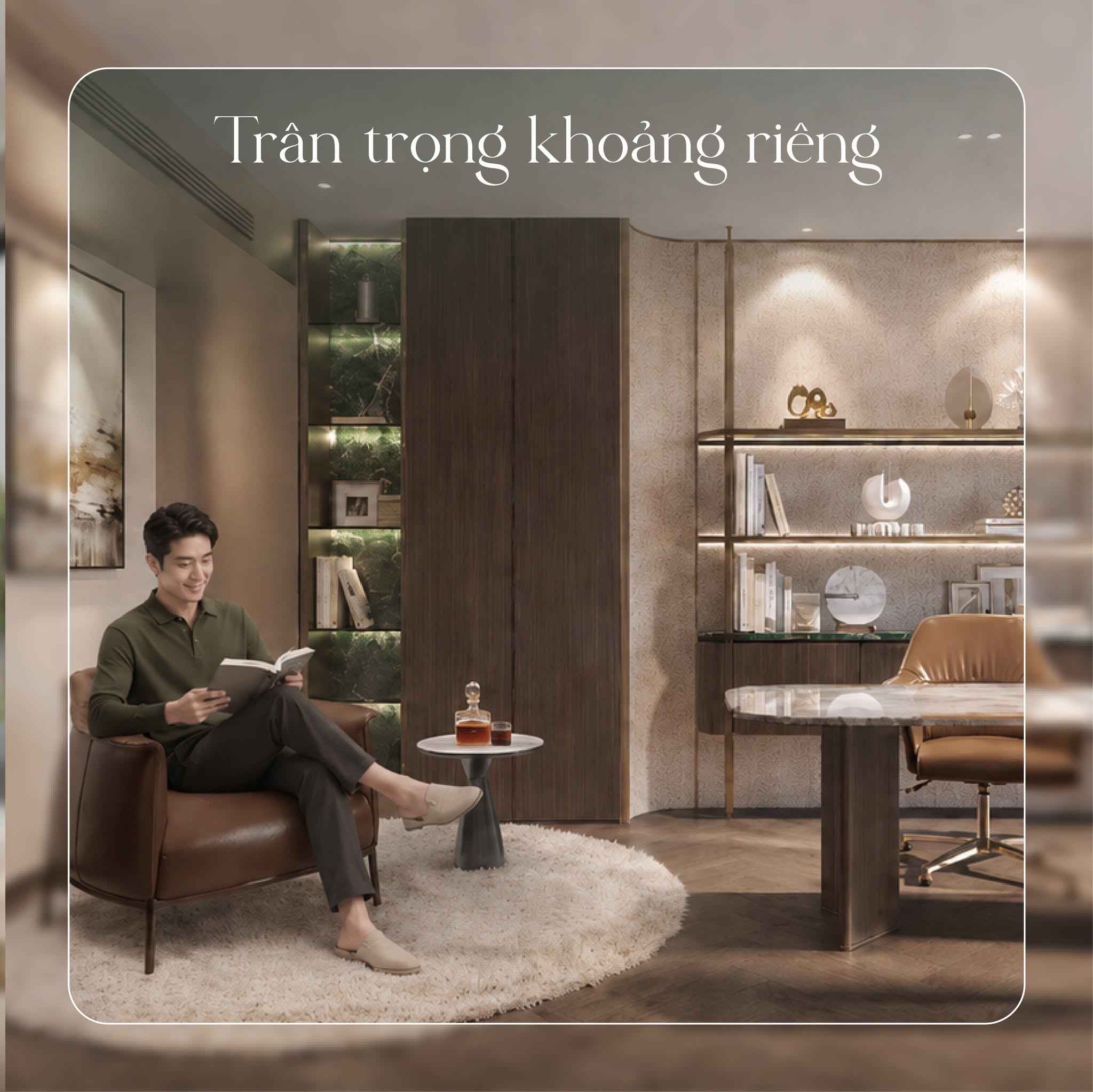ội thất căn hộ Studio LUMIÈRE Hanoi Seasons Garden thiết kế tối giản tinh tế