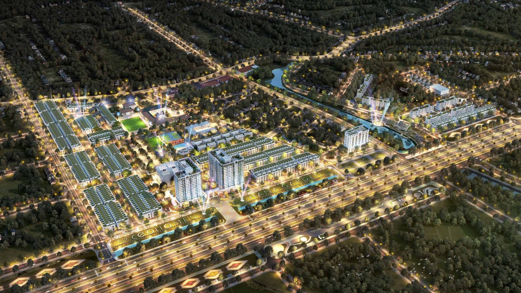 Bảng tổng quan thông tin dự án CEOHomes Hana Garden Mê Linh – CEO Group 2026