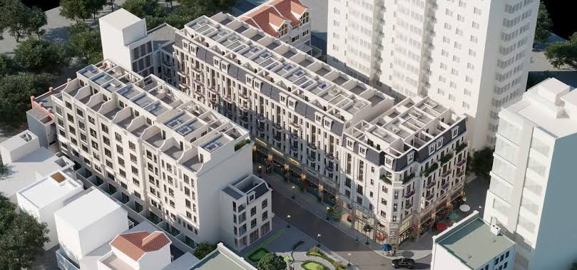 The Heritage Láng Hạ phối cảnh dự án trên trục đại lộ Láng Hạ Hà Nội